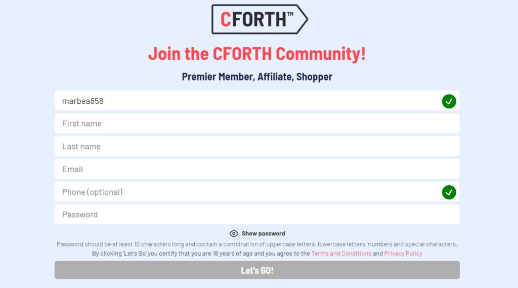 Inscription CFORTH - MNMConnective