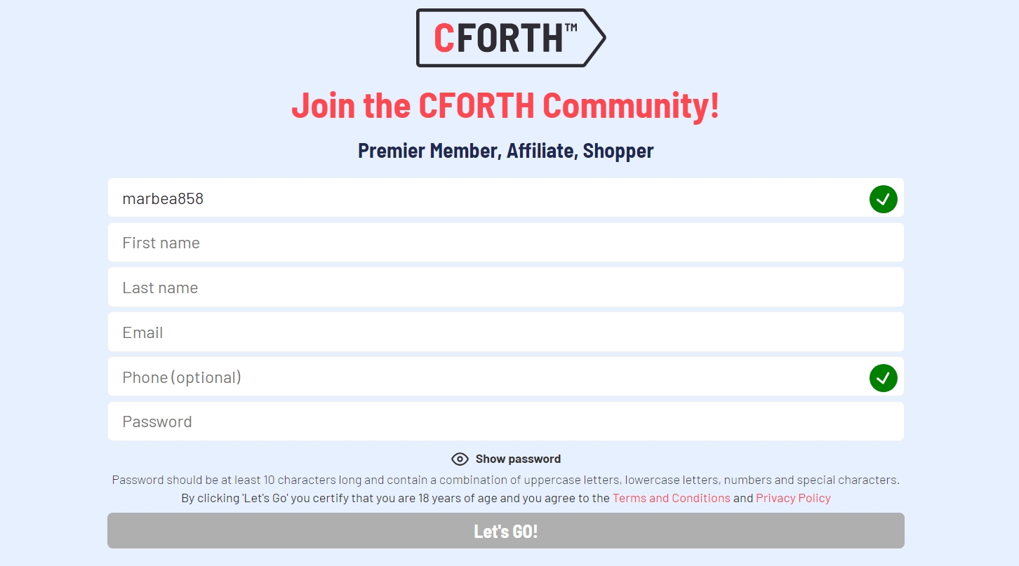 Inscription CFORTH - MNMConnective